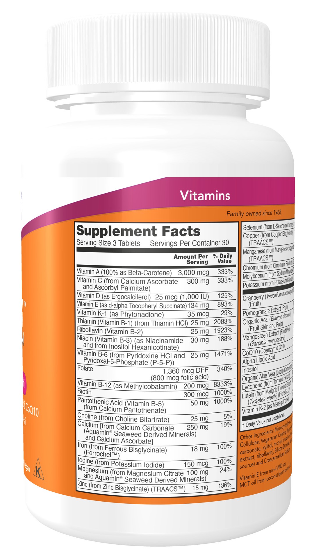 slide 2 of 4, NOW Eve™ Women's Multiple Vitamin - 90 Tablets, 90 ct