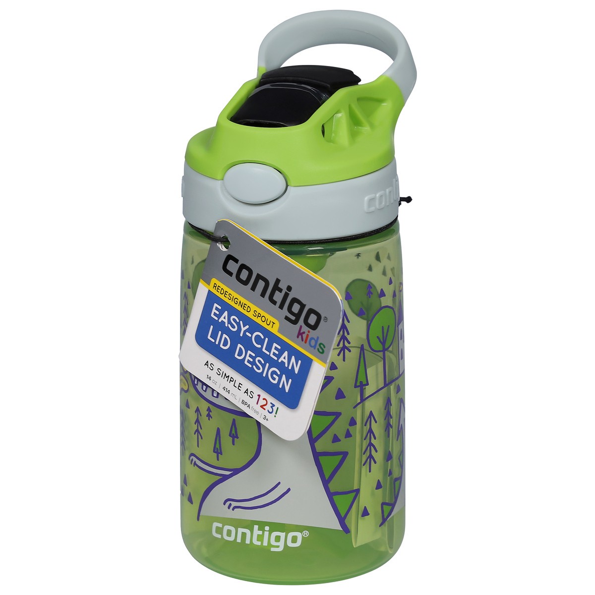 slide 7 of 9, Contigo 14 Ounce Firedragon Water Bottle 1 ea, 1 ct