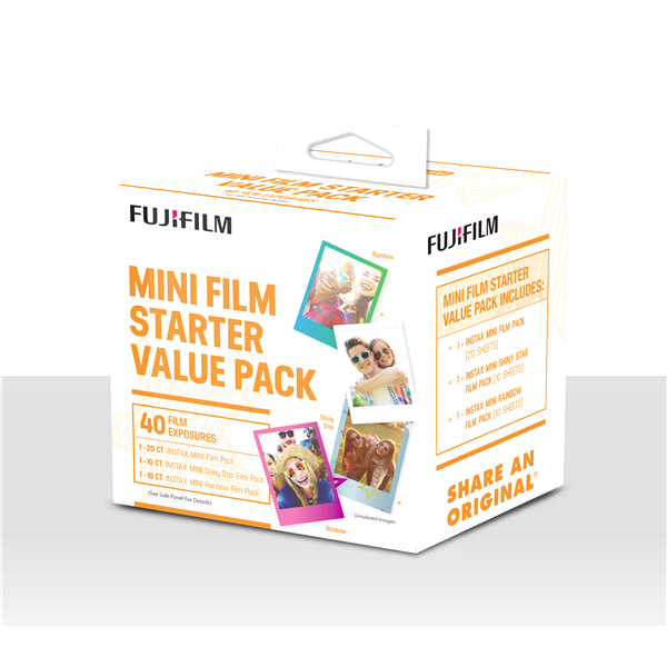 slide 1 of 1, Instax Mini Film Starter Kit, 1 ct