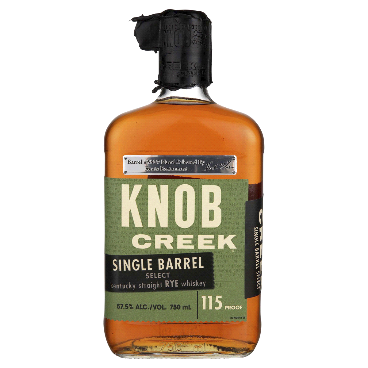 slide 1 of 1, Knob Creek Rye BevMo! Select Whiskey, 750 ml