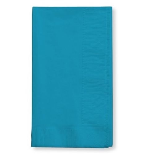 slide 1 of 1, Premier Stylz 2-Ply Solid Blue Paper Guest Napkins, 40 ct
