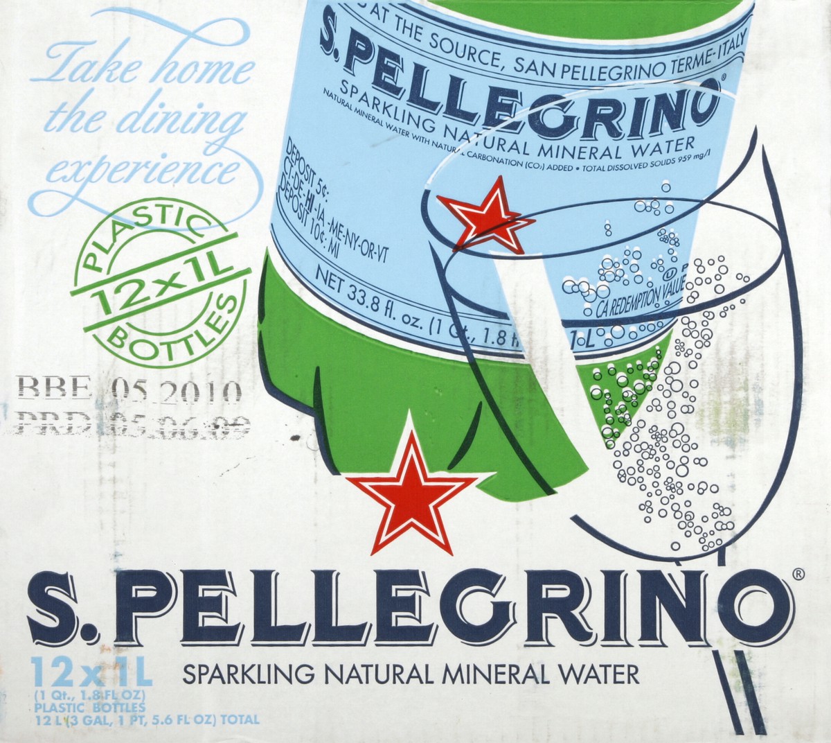 slide 2 of 7, S.Pellegrino Sparkling Natural Mineral Water, of Plastic Bottles - 405.6 oz, 12 ct; 33.8 fl oz