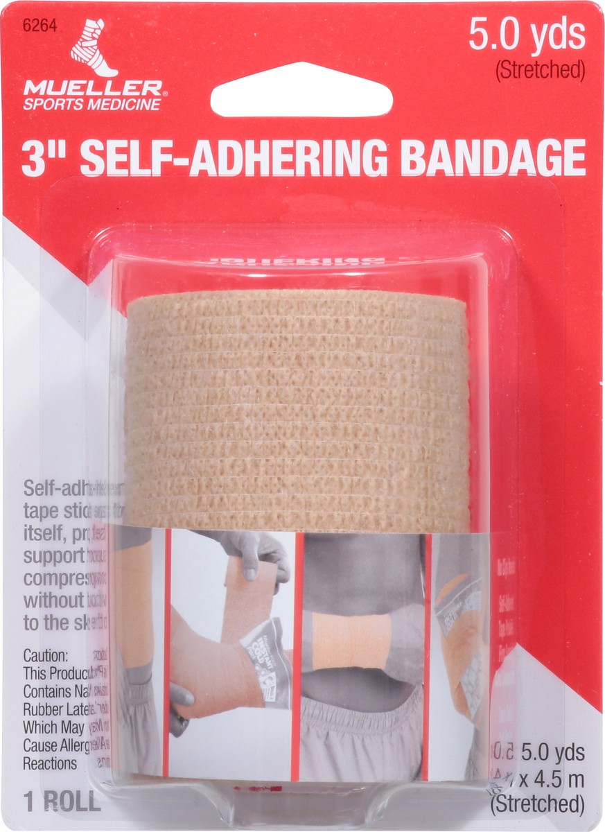 slide 6 of 9, Mueller 3 Inch Self-Adhering Bandage 1 ea, 1 ea