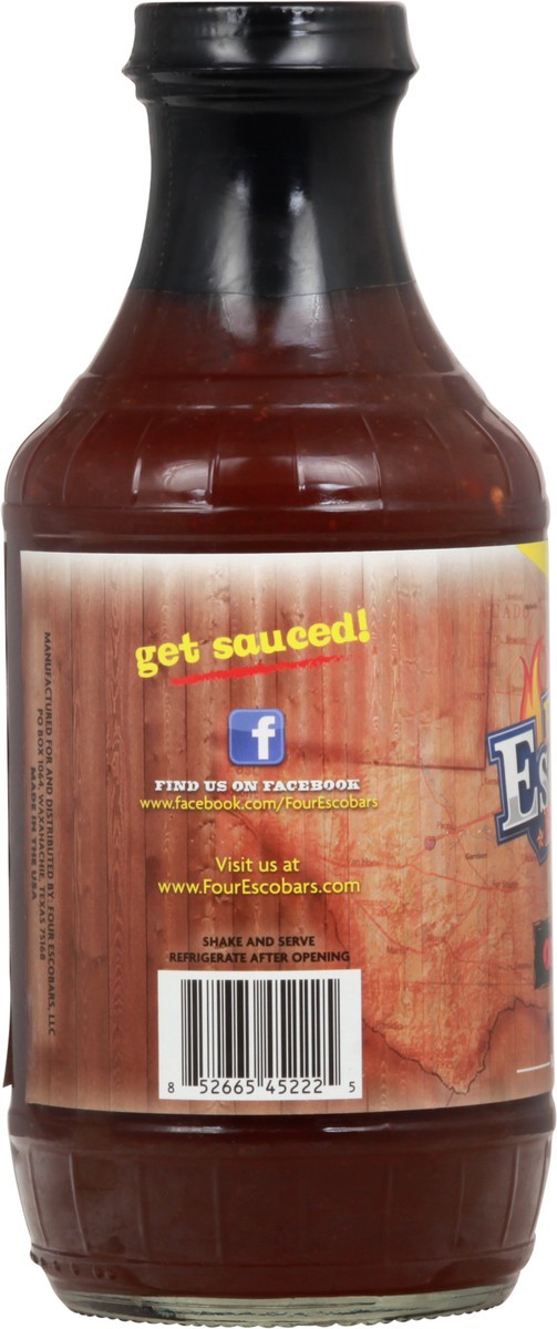 slide 11 of 12, Four Escobars Original Barbecue Sauce 18 oz Bottle, 18 oz