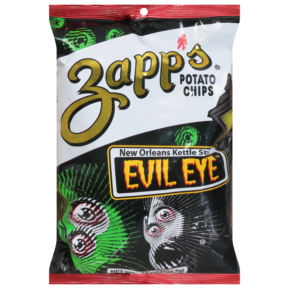 slide 11 of 11, Zapps Potato Chips Evil Eye New Orleans Kettle Style Potato Chips, 4.7 oz