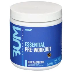 Raw Essentials Blue Raspberry Pre-Workout 9.81 oz