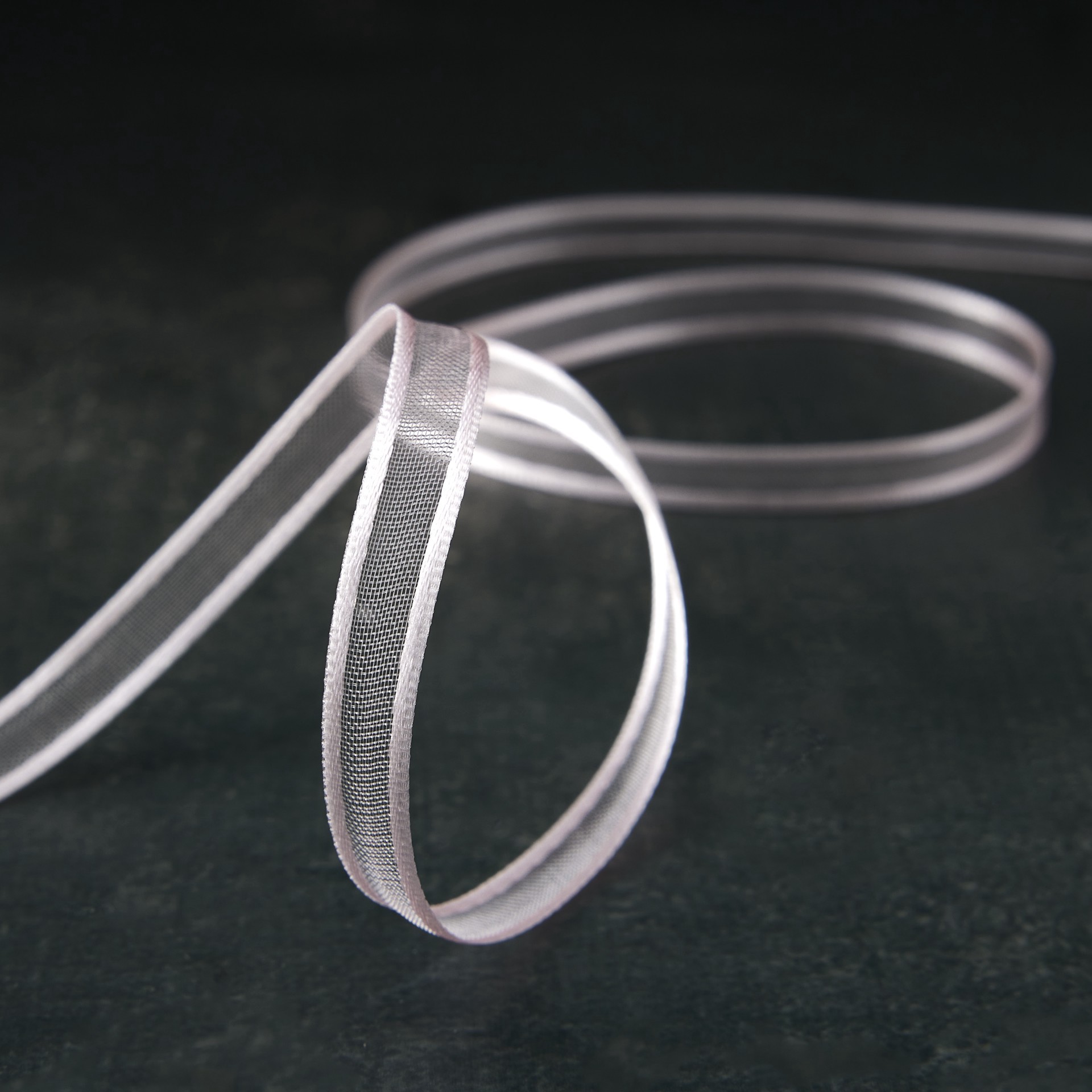 slide 3 of 4, 1/4" X 10yd. Sheer Satin Edge Ribbon By Celebrate It Classic, 1/4 in x 10 yd