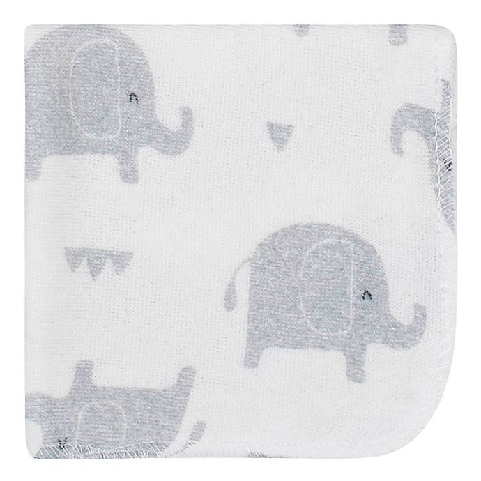 slide 2 of 6, Gerber Elephant Wash Cloths - Grey, 10 ct