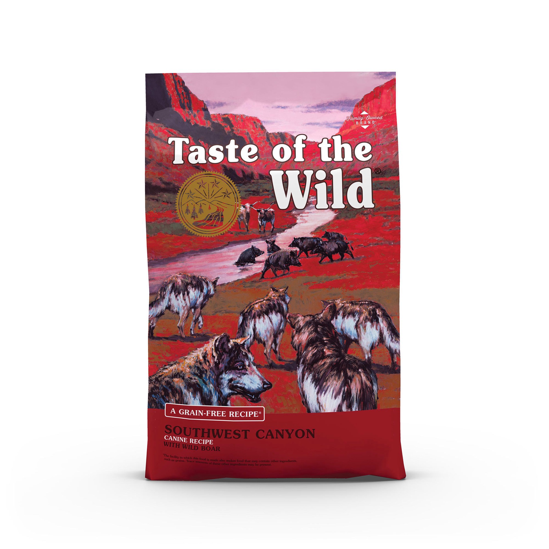 slide 1 of 1, Taste of the Wild Southwest Canyon Grain-Free Wild Boar Dry Dog Food, 14 lbs., 14 lb