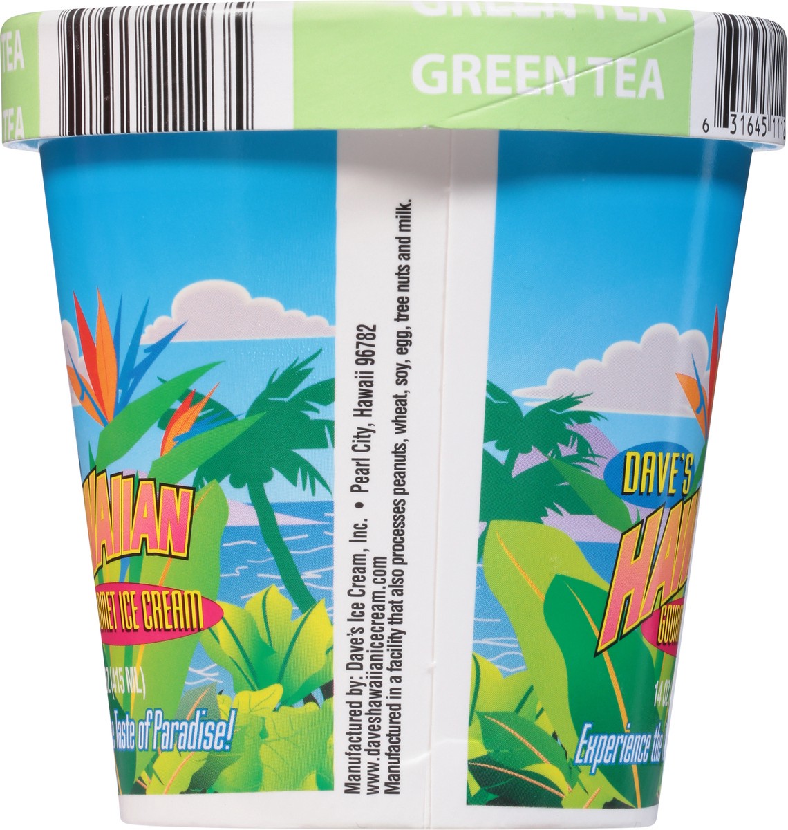 slide 10 of 14, Dave's Hawaiian Gourmet Ice Cream Green Tea Gourmet Ice Cream 14 oz, 14 oz