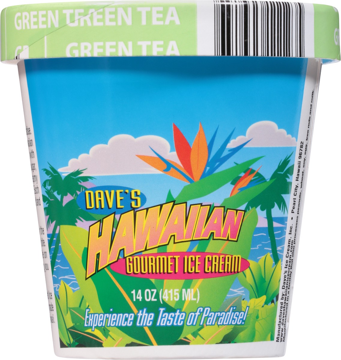 slide 14 of 14, Dave's Hawaiian Gourmet Ice Cream Green Tea Gourmet Ice Cream 14 oz, 14 oz
