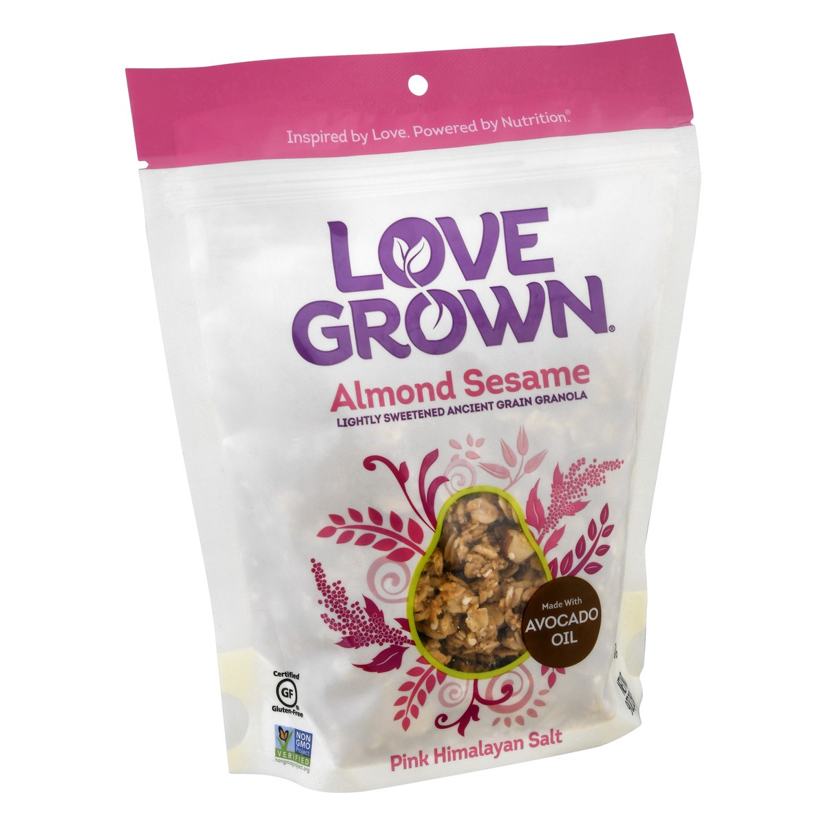 slide 7 of 13, Love Grown Almond Sesame Pink Himalayan Salt Granola 9 oz, 9 oz