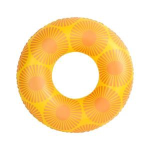 slide 1 of 1, SEASONAL MISC 35" Swim Ring - Sun Print, 2 ct