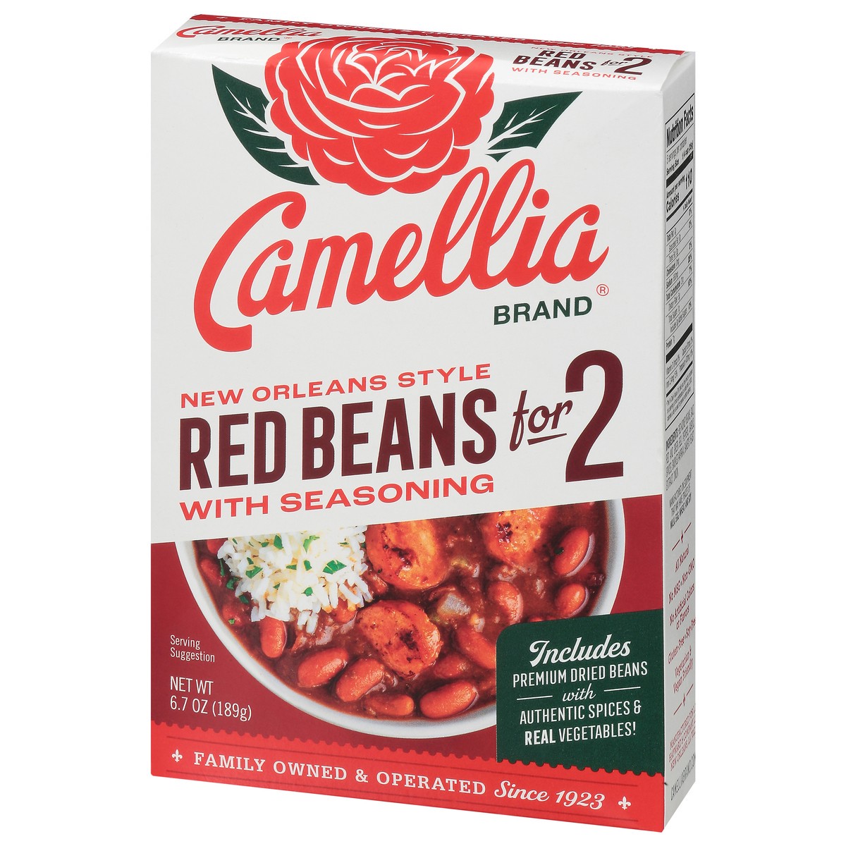 slide 13 of 14, Camellia Beans for 2 Red Beans with 14 Spices & Seasoning 6.7 oz, 6.7 oz