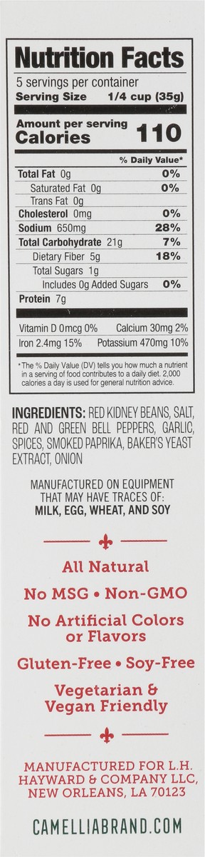 slide 5 of 14, Camellia Beans for 2 Red Beans with 14 Spices & Seasoning 6.7 oz, 6.7 oz