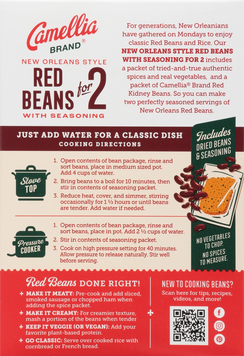slide 6 of 14, Camellia Beans for 2 Red Beans with 14 Spices & Seasoning 6.7 oz, 6.7 oz