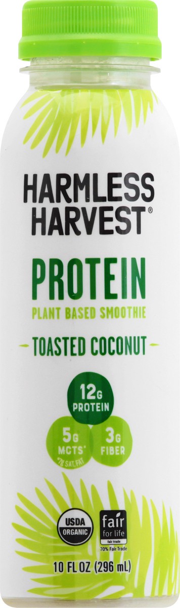 slide 7 of 13, Harmless Harvest Protein Toasted Coconut Plant Based Smoothie 10 oz, 10 oz