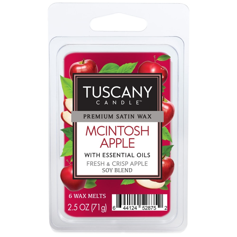 slide 1 of 1, Tuscany Candle Mcintosh Apple Wax Melts, 6 ct; 2.5 oz