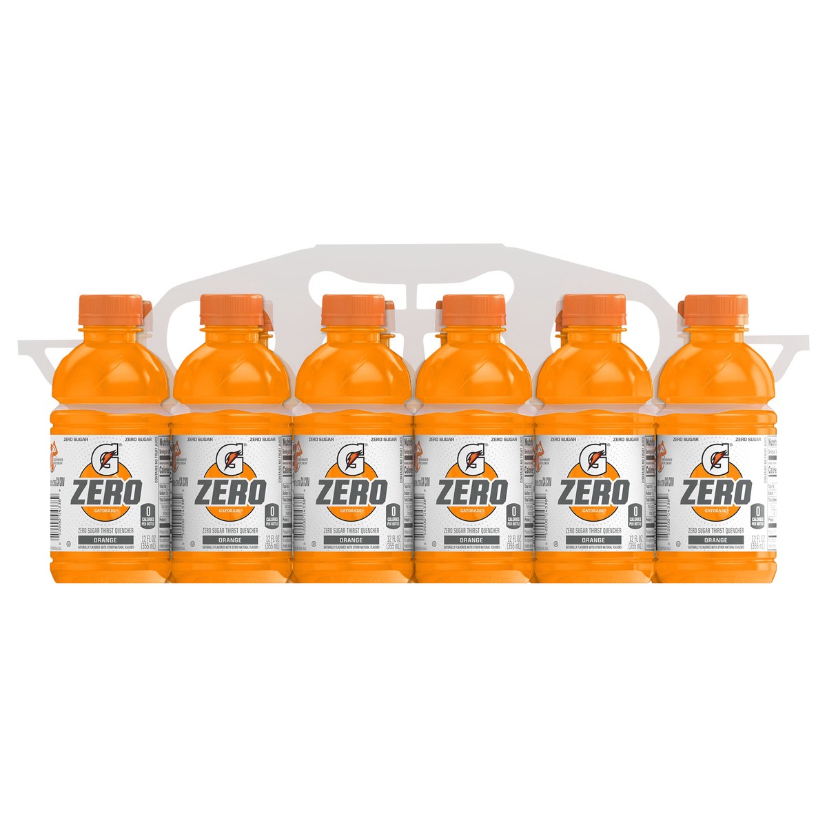 slide 1 of 3, Gatorade Zero Orange - 12 ct; 12 oz, 12 ct; 12 oz