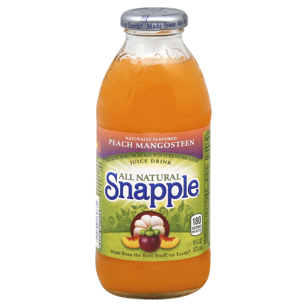 slide 4 of 4, Snapple Peach Mangosteen - 16 fl oz, 16 fl oz