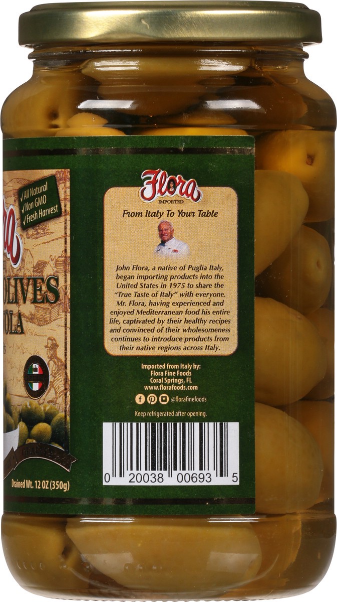 slide 10 of 13, Flora Cerignola Italian Olives with Pits 19 oz, 19 oz