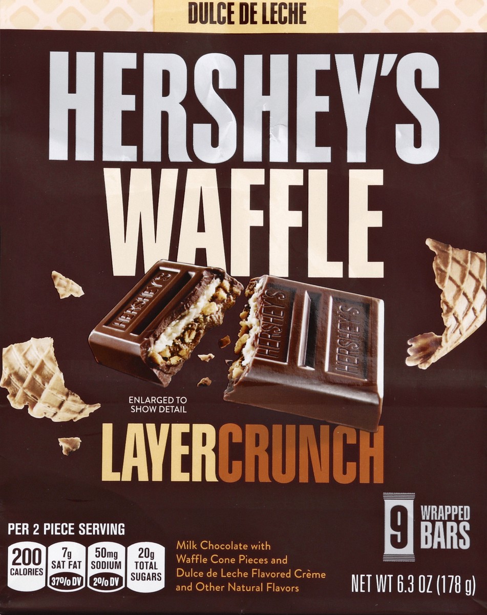 slide 3 of 6, Hershey's Hershey Candy Waffle Layer Crunch, 6.3 oz