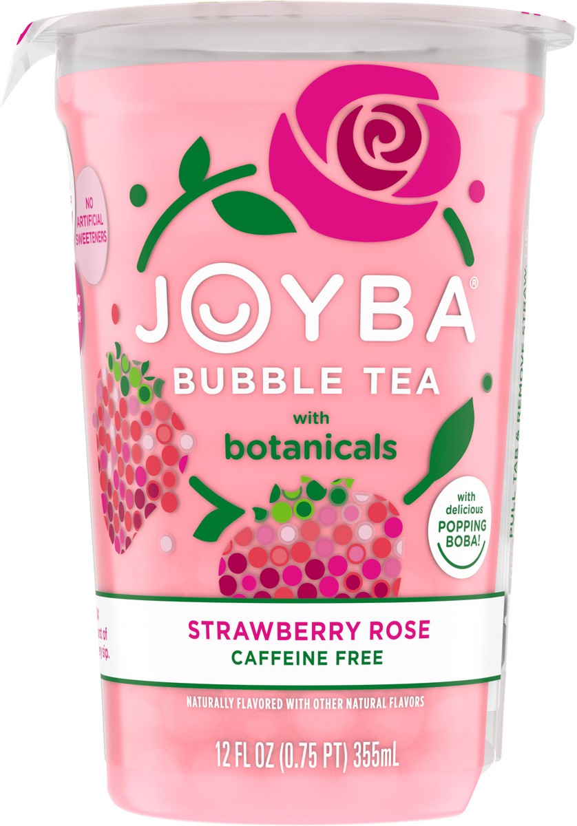 slide 9 of 13, JOYBA Strawberry Rose Bubble Tea 12 fl oz., Cup, 12 fl oz