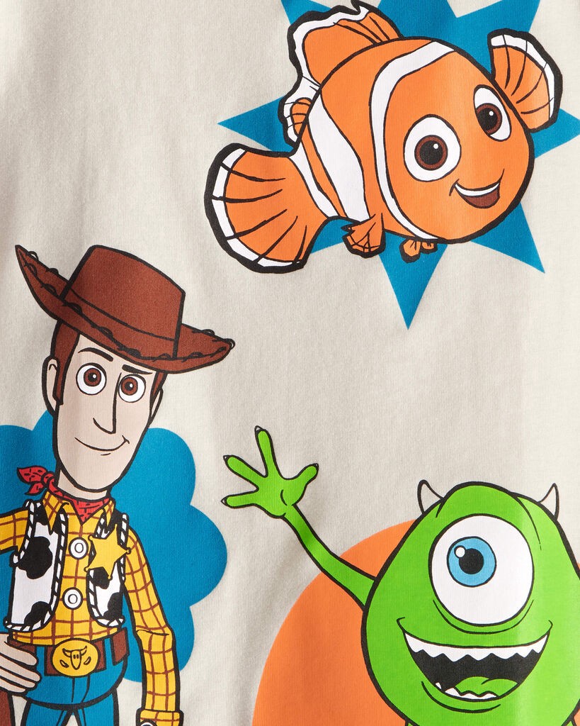 slide 4 of 4, Carter's Carters Toddler Pixar Character Short-Sleeve Graphic Tee - Cream Multi 3T, 1 ct