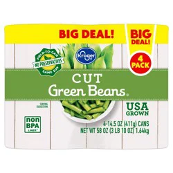 Kroger Cut Canned Green Beans
