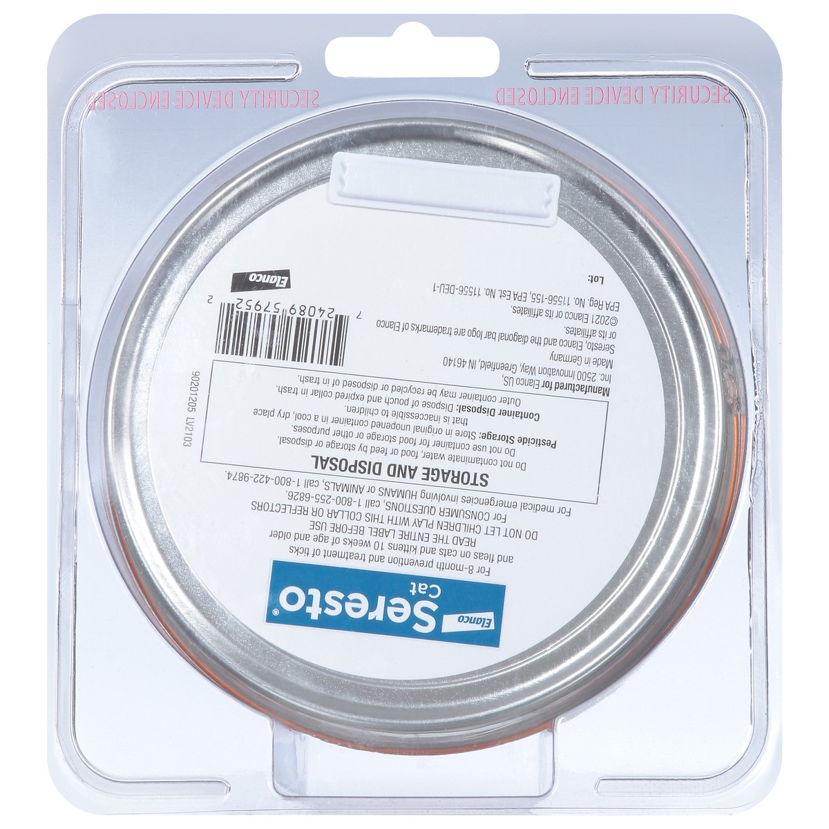 slide 10 of 13, Elanco Seresto Cat Flea and Tick Collar 1 ea, 1 ct