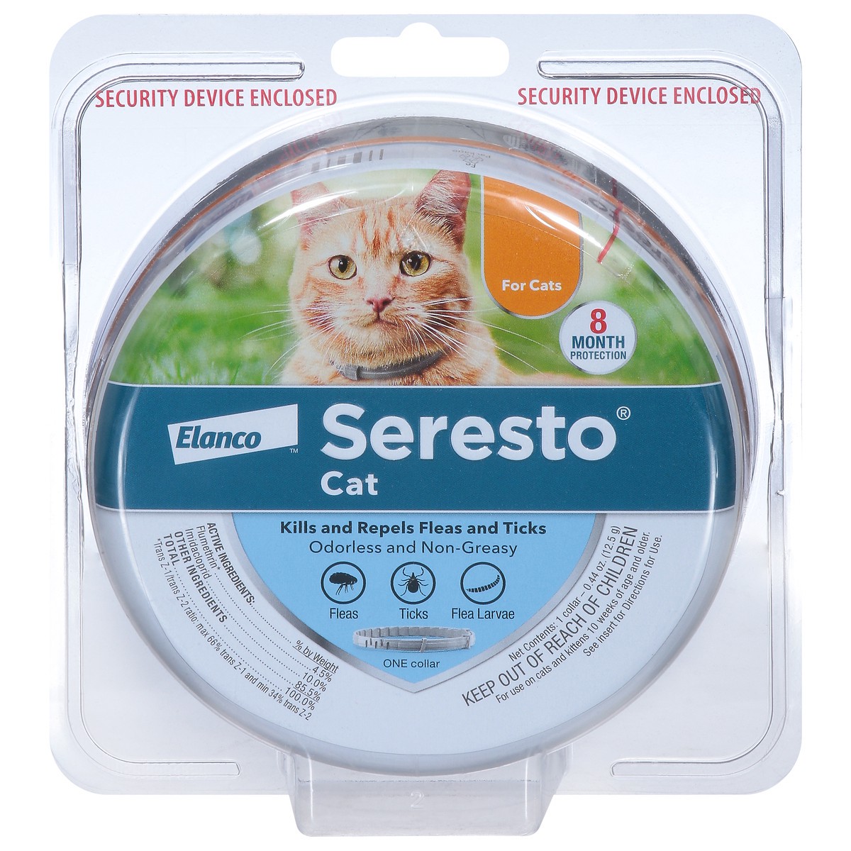 slide 3 of 13, Elanco Seresto Cat Flea and Tick Collar 1 ea, 1 ct