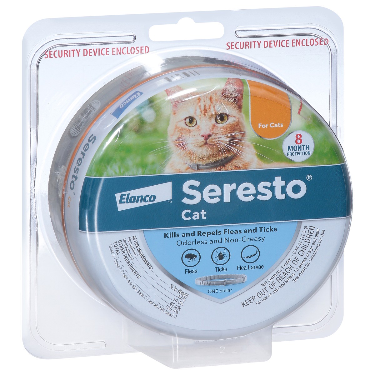 slide 4 of 13, Elanco Seresto Cat Flea and Tick Collar 1 ea, 1 ct