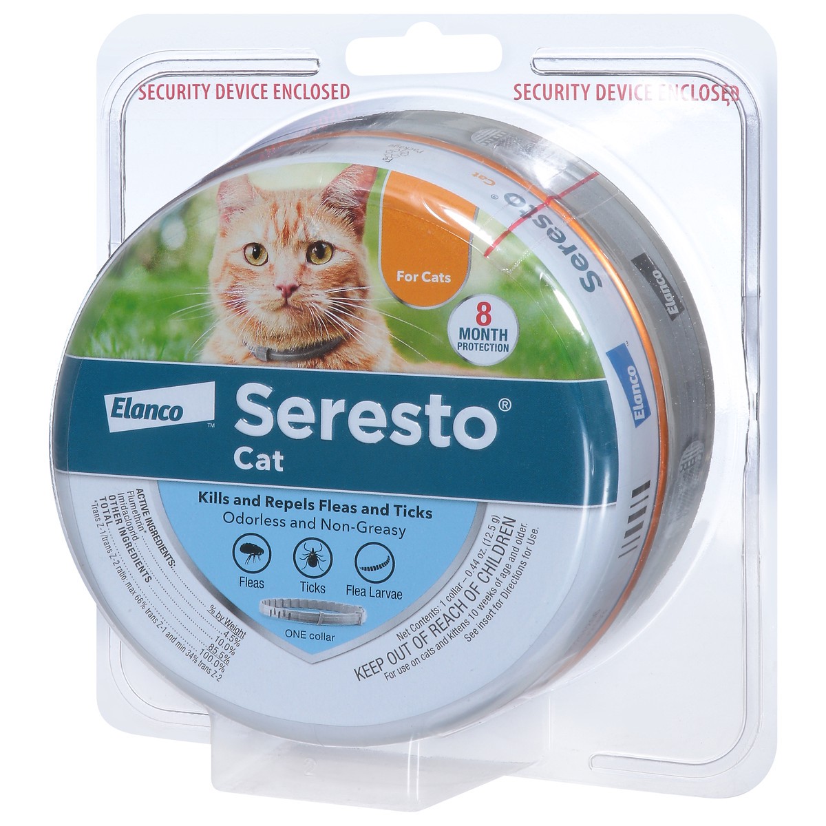 slide 7 of 13, Elanco Seresto Cat Flea and Tick Collar 1 ea, 1 ct