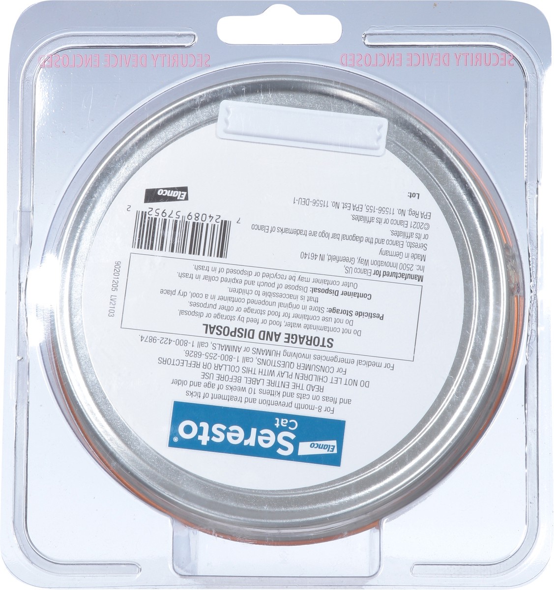 slide 11 of 13, Elanco Seresto Cat Flea and Tick Collar 1 ea, 1 ct