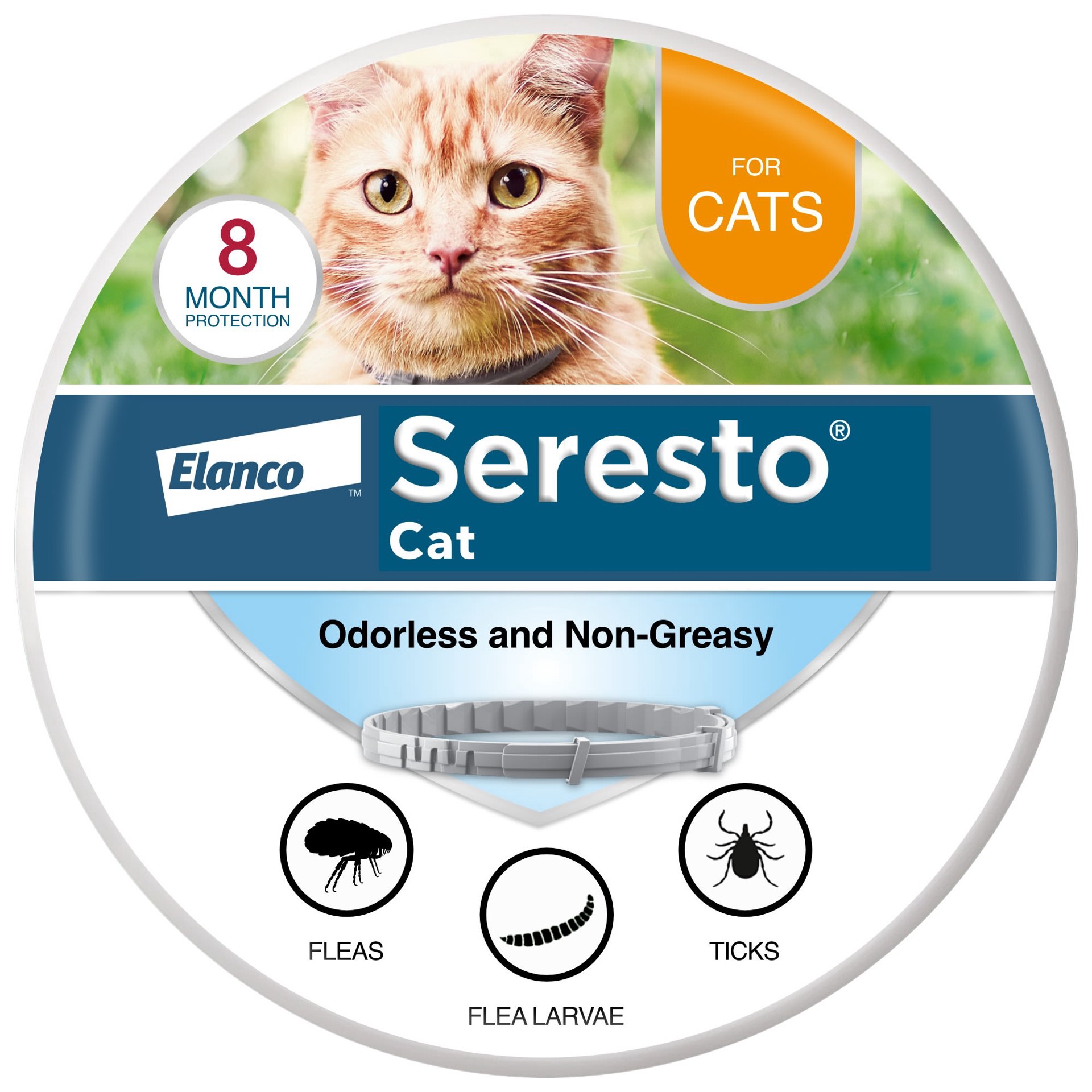 slide 1 of 13, Elanco Seresto Cat Flea and Tick Collar 1 ea, 1 ct