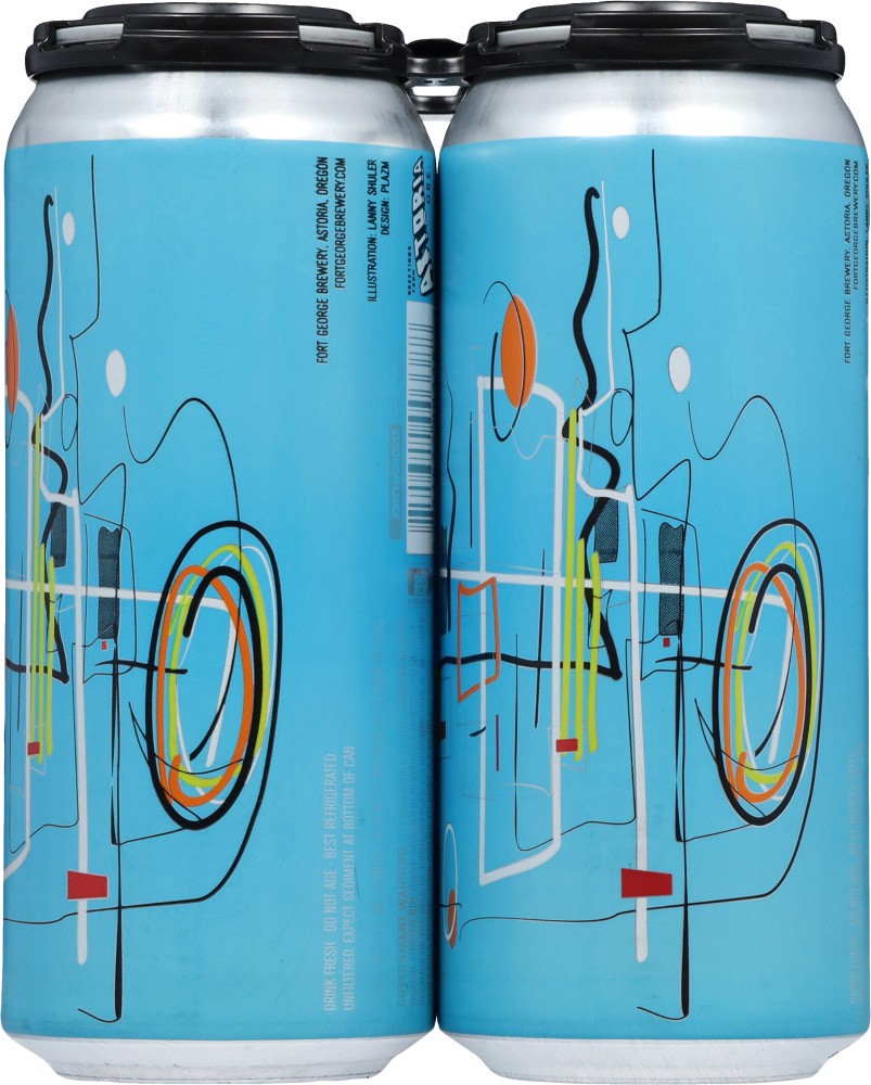 slide 5 of 5, Fort George Electric Surfboard Double Ipa Canned Beer, 4 ct; 16 fl oz
