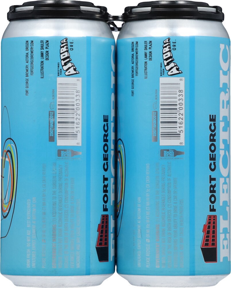 slide 4 of 5, Fort George Electric Surfboard Double Ipa Canned Beer, 4 ct; 16 fl oz