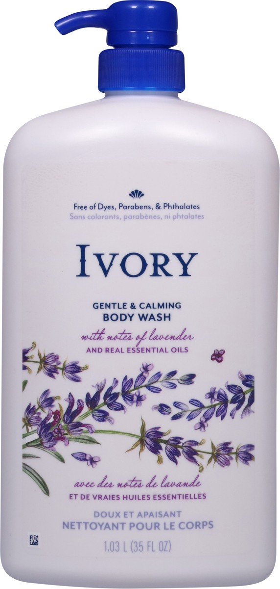 slide 10 of 13, Ivory Gentle Notes of Lavender Body Wash 35 fl oz, 35 fl oz
