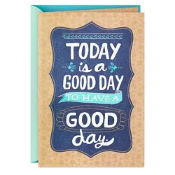 Hallmark Birthday Card (Have a Good Day) E18