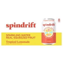 Spindrift Tropical Lemonade Sparkling Water 8 Pack 12 fl oz