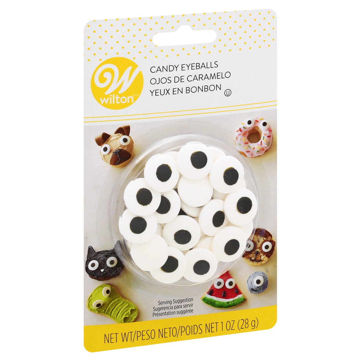 slide 2 of 10, Wilton Large Candy Eyeballs, 1 oz