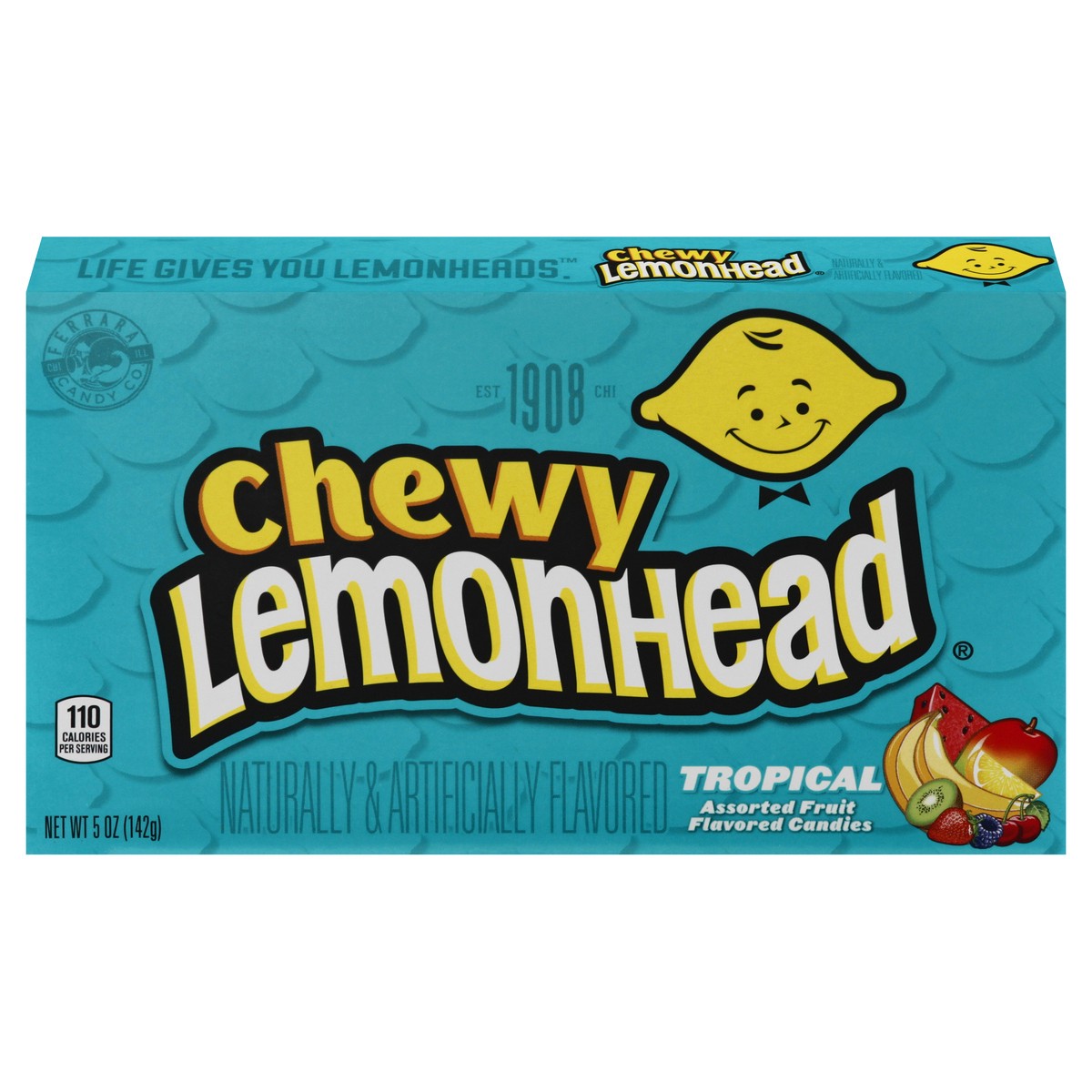 slide 1 of 10, Lemonhead & Friends Fruit Candy, Tropical Chewy, 5 oz