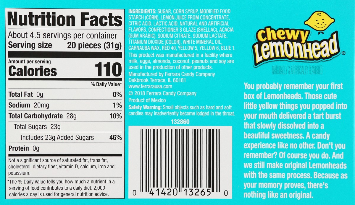 slide 4 of 10, Lemonhead & Friends Fruit Candy, Tropical Chewy, 5 oz