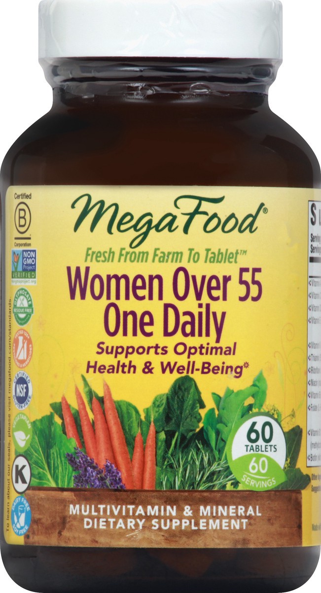 slide 2 of 11, MegaFood Women 55+ One Dly 60Ct, 60 ct