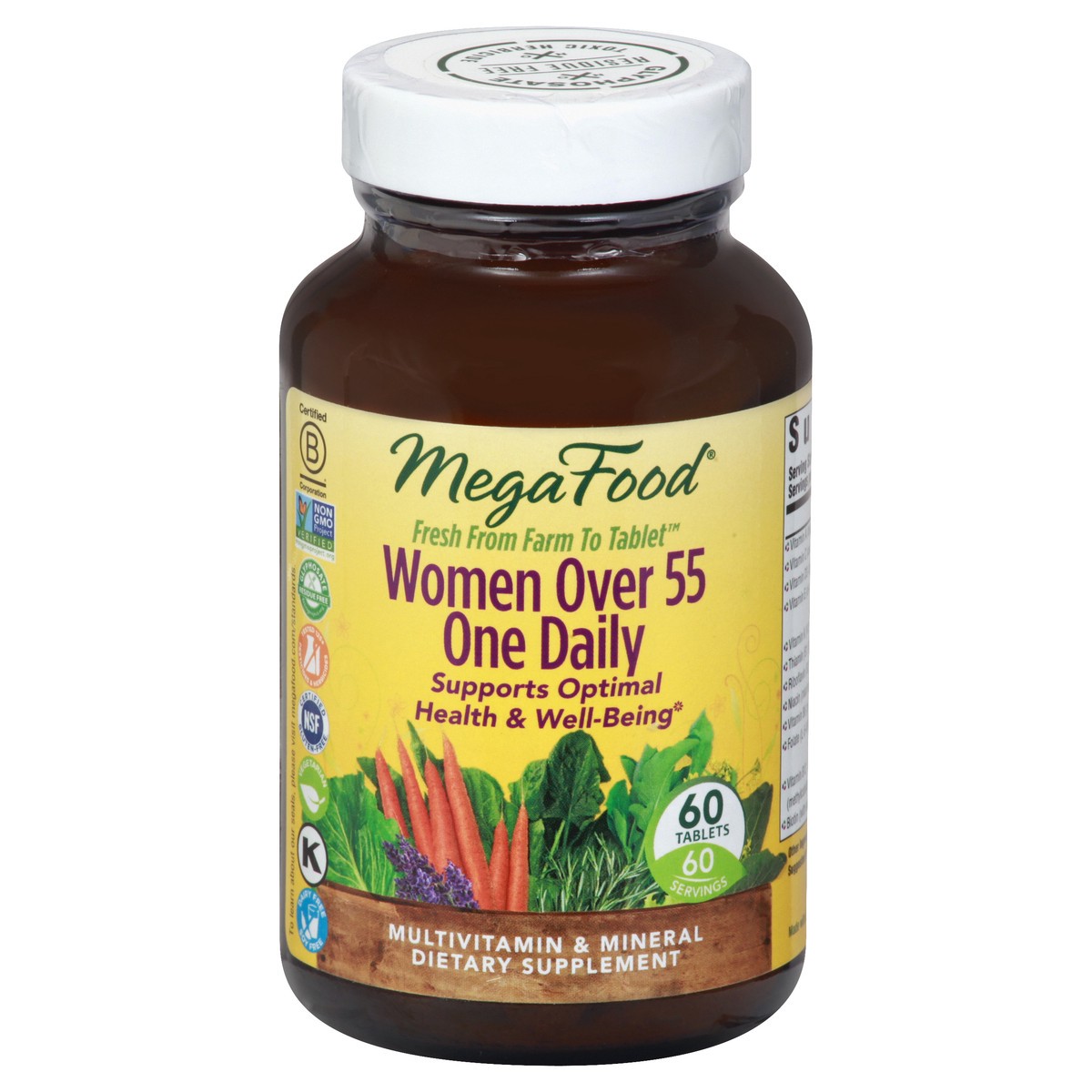 slide 1 of 11, MegaFood Women 55+ One Dly 60Ct, 60 ct