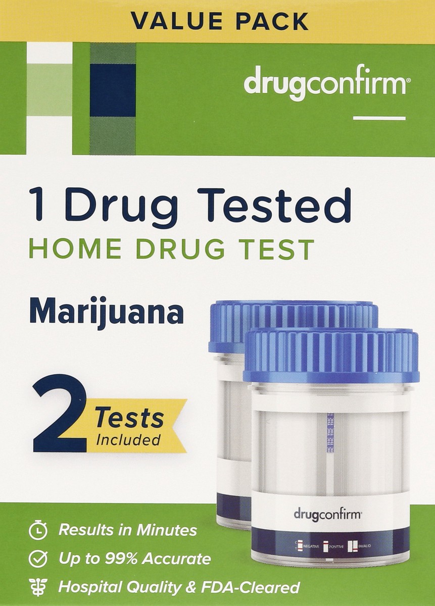 slide 2 of 11, DrugConfirm Value Pack Marijuana Home Drug Test 2 ea, 2 ct