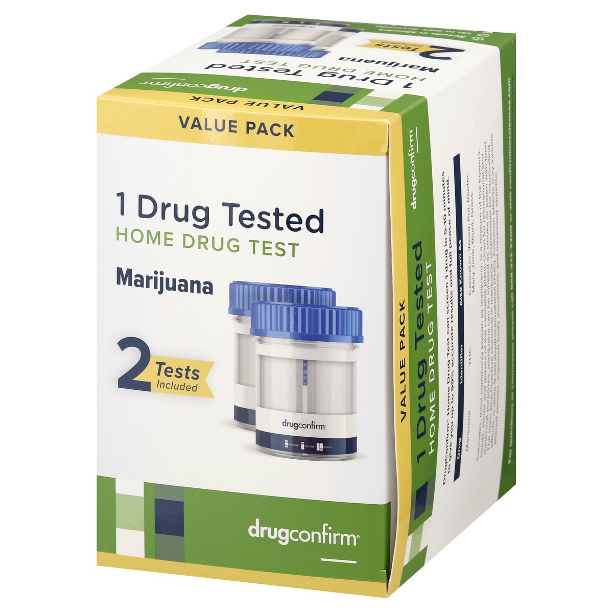 slide 7 of 11, DrugConfirm Value Pack Marijuana Home Drug Test 2 ea, 2 ct