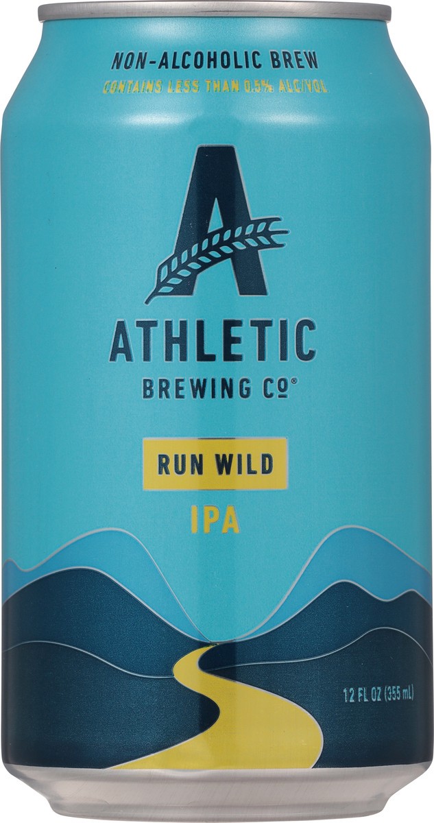 slide 10 of 12, Athletic Brewing Co IPA Run Wild Beer 12 fl oz, 12 fl oz