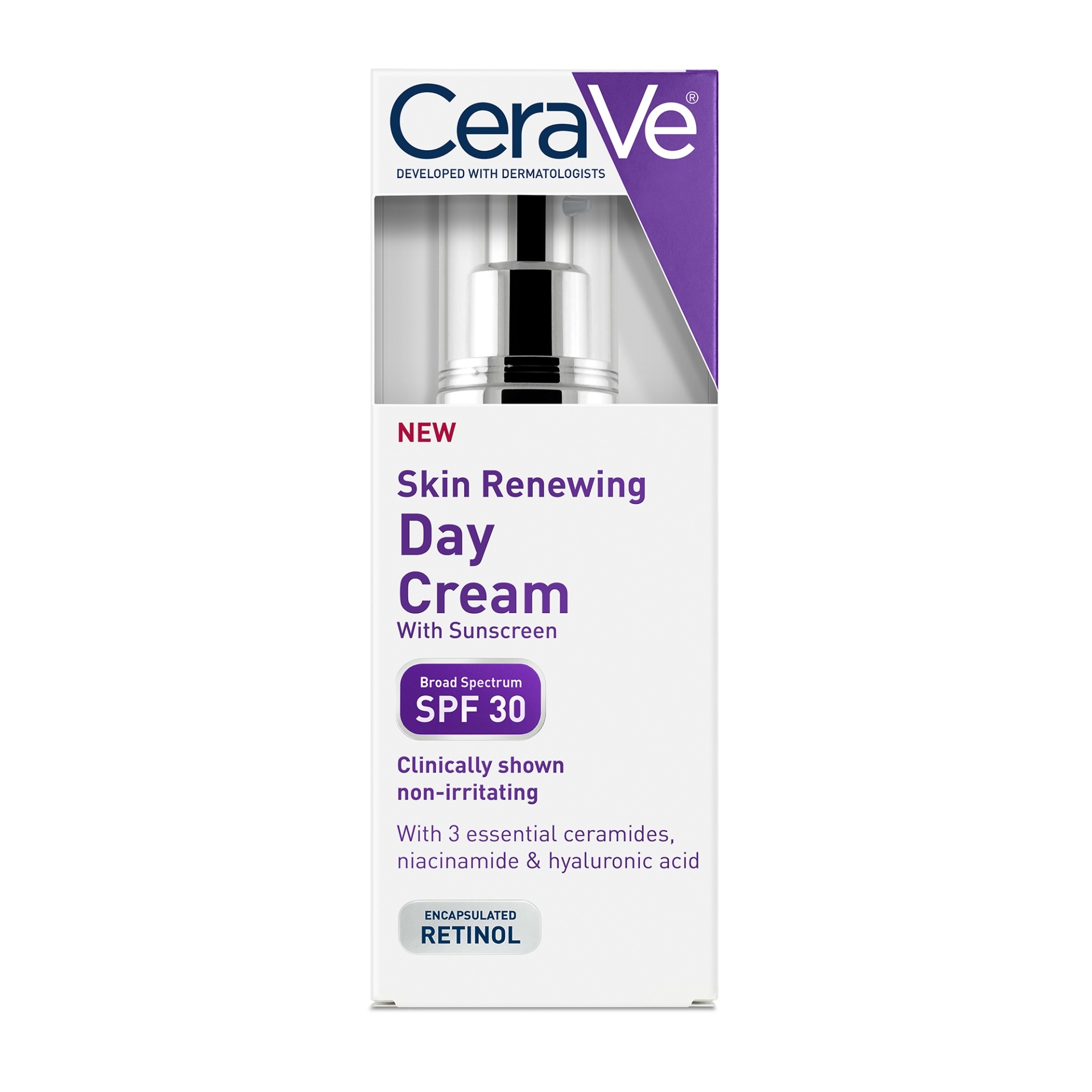 slide 1 of 1, CeraVe Skin Renewing Day Cream SPF 30, 1.7 oz