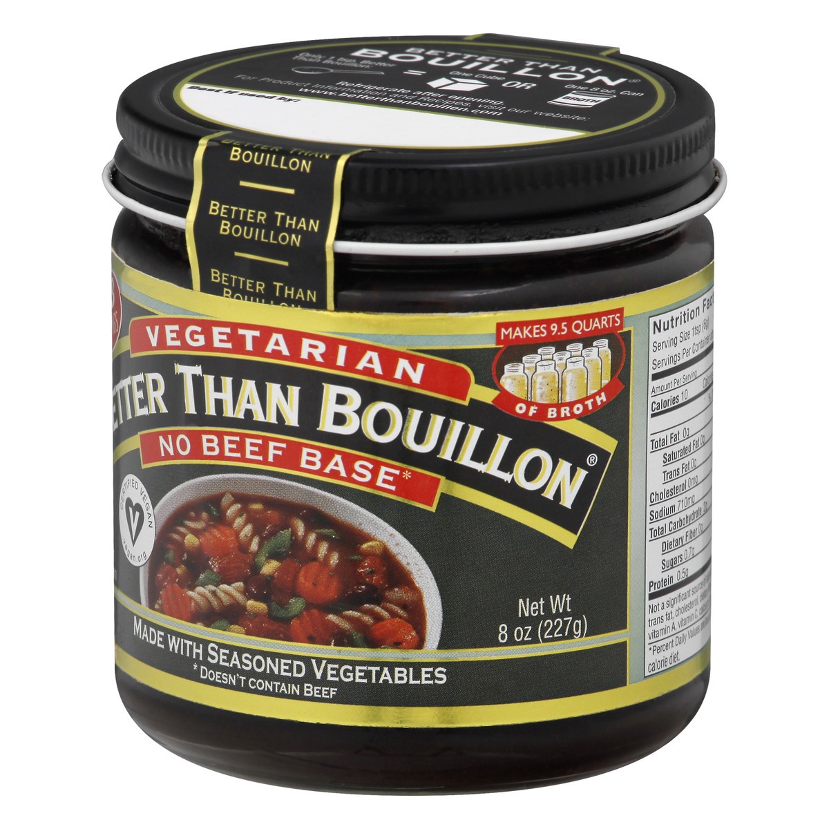 slide 3 of 9, Better than Bouillon Vegetarian No Beef Base 8 oz, 8 oz